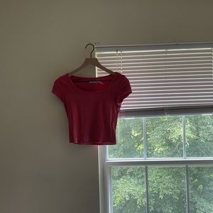 Urban outfitters pink crop top